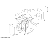 Схема №3 SMI87TS01N с изображением Передняя панель для электропосудомоечной машины Bosch 11007638