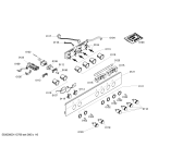 Схема №5 HEN700520 с изображением Панель управления для духового шкафа Bosch 00660043