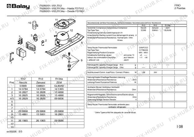 Схема №2 F6260 с изображением Дверь морозильной камеры для холодильника Bosch 00281625