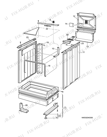 Взрыв-схема комплектующей Elektro Helios SN6110S - Схема узла H10 Chassis