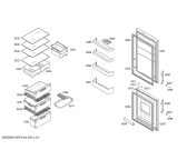 Схема №2 KGN36HN6 с изображением Дверь морозильной камеры для холодильника Bosch 00680108