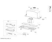 Схема №2 3BF277EX Balay с изображением Фильтр для вытяжки Bosch 11007616