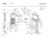 Схема №2 KS23V01 с изображением Корпус для холодильника Siemens 00067230
