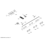 Схема №5 PACB521K20 с изображением Панель управления для плиты (духовки) Bosch 11012739