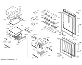 Схема №4 KGN76AI32N, BOSCH с изображением Дверь для холодильной камеры Bosch 00716242