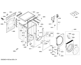 Схема №2 WFMC220BUC Nexxt 300 Series с изображением Дверь для стиралки Bosch 00247118