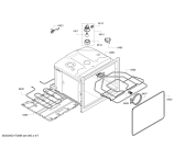 Схема №7 B95H42N3MK с изображением Панель управления для электропечи Bosch 00744684