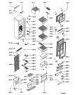 Схема №1 RC 2235/G с изображением Рамка для холодильной камеры Whirlpool 481945819976
