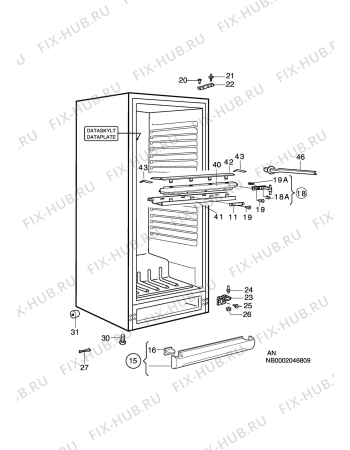 Взрыв-схема холодильника Rosenlew RJKL710 - Схема узла C10 Cabinet