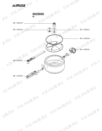 Схема №1 0025100 с изображением Кастрюля для духовки Seb SS-150539