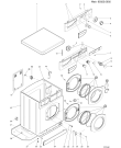 Схема №2 AL1059CTXE (F013612) с изображением Обшивка для стиралки Indesit C00051367