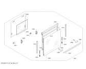 Схема №6 B45E54N3GB с изображением Модуль управления, запрограммированный для плиты (духовки) Bosch 00659511