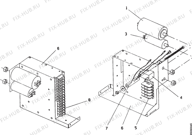 Взрыв-схема кондиционера Electrolux JT1200 - Схема узла Section 7