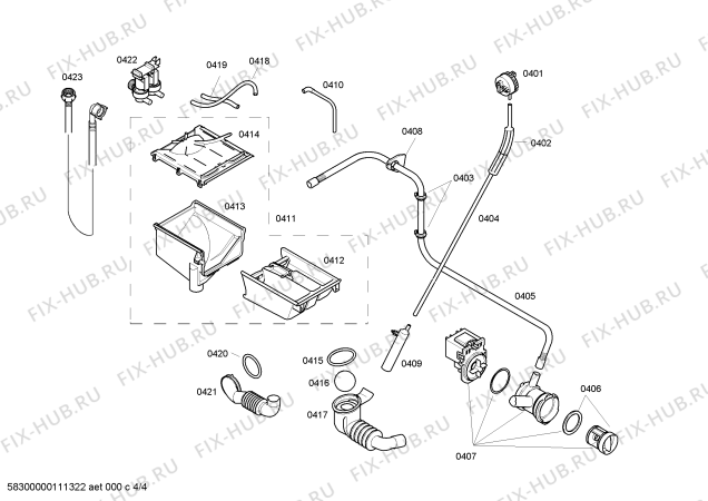 Схема №2 WFC40818TI с изображением Модуль управления для стиралки Bosch 00679363