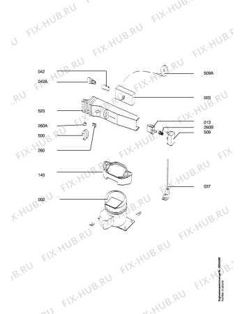 Взрыв-схема холодильника Aeg S2339-5I - Схема узла Refrigerator electrical equipment