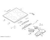 Схема №1 T4423N0EU с изображением Стеклокерамика для электропечи Bosch 00476860