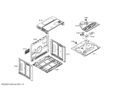 Схема №3 P1HTB48555 с изображением Панель управления для электропечи Bosch 00668629
