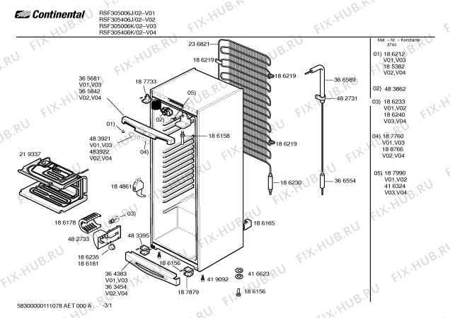 Схема №2 RSF305006J с изображением Терморегулятор для холодильника Bosch 00483862