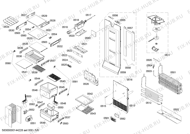 Схема №2 KAD63P70TI с изображением Дисплейный модуль для холодильной камеры Bosch 00649917