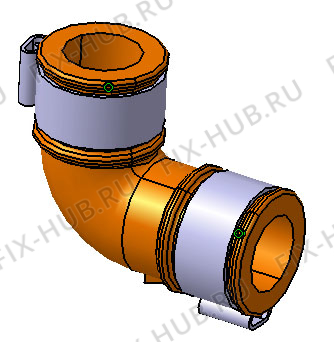 Большое фото - Трубка подачи газа для плиты (духовки) Aeg 8081481015 в гипермаркете Fix-Hub