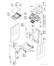 Схема №1 PWA 830 A с изображением Декоративная панель для стиралки Whirlpool 481245214642