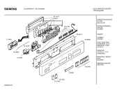 Схема №3 SL35590SK с изображением Передняя панель для посудомоечной машины Siemens 00359848