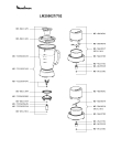 Схема №2 LM255027/701 с изображением Чаша для электроблендера Moulinex MS-7211002343