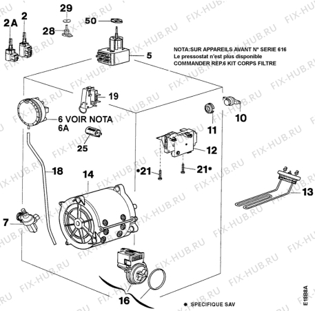 Взрыв-схема стиральной машины Arthurmartinelux AW712T - Схема узла Electrical equipment