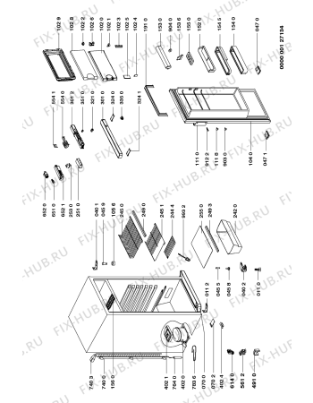 Схема №1 AM 3290 с изображением Термостат для холодильника Whirlpool 481927129112