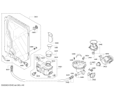 Схема №3 DI260411 с изображением Теплообменник для посудомойки Bosch 00684037