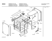 Схема №3 SGI59A06 с изображением Передняя панель для электропосудомоечной машины Bosch 00434446