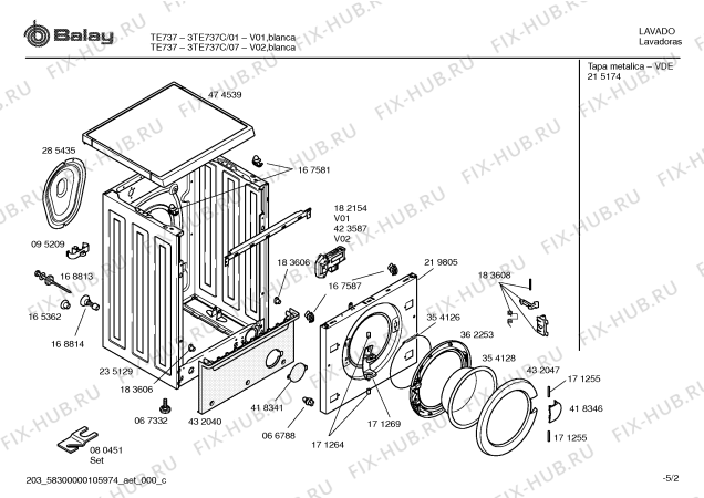 Схема №3 3TS560A TS560 с изображением Ручка для стиральной машины Bosch 00495629