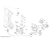 Схема №3 SN69E004NL с изображением Силовой модуль запрограммированный для посудомоечной машины Siemens 12005815