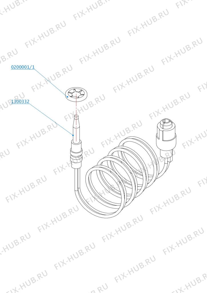 Большое фото - Запчасть для холодильника Electrolux 1053103121 в гипермаркете Fix-Hub