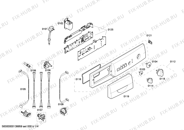 Схема №3 WFL2060UC Axxis с изображением Ручка для стиралки Bosch 00484011