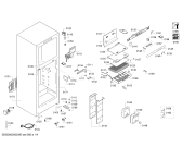 Схема №3 KDN53VW30A с изображением Рама модуля для холодильника Bosch 00688922