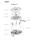 Схема №1 RE138512/11A с изображением Часть корпуса для электрогриля Tefal TS-01029230