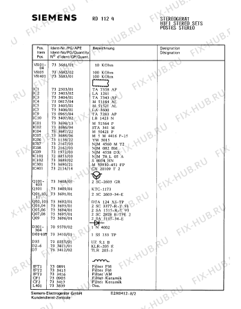 Схема №5 RD1124 с изображением Переключатель для аудиоаппаратуры Siemens 00733396