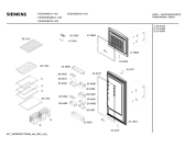 Схема №1 KS39V690 с изображением Дверь для холодильника Siemens 00241048