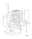 Схема №3 ADPT 5985 IX с изображением Панель для посудомоечной машины Whirlpool 480140102586