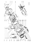 Схема №1 3LBR8255EQ AWM 942 с изображением Гидрошланг для стиралки Whirlpool 481953028802