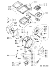 Схема №1 AWA 8095 с изображением Обшивка для стиральной машины Whirlpool 481245210742