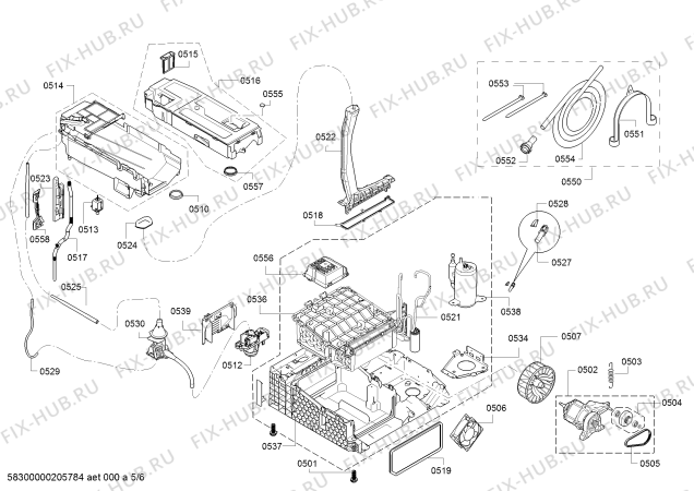 Схема №4 WTYH7781 SelfCleaning Condenser с изображением Панель управления для сушильной машины Bosch 11023149