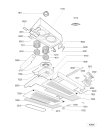 Схема №1 AKR 637 NB с изображением Фиксатор для электровытяжки Whirlpool 481240478356