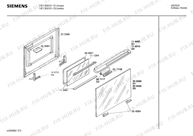 Схема №2 HE1302 с изображением Переключатель для духового шкафа Siemens 00027640