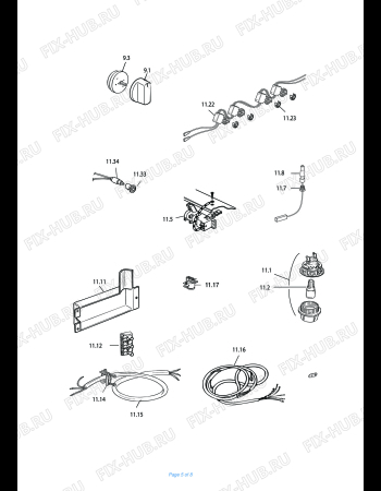 Схема №3 EEW 654 с изображением Всякое для плиты (духовки) DELONGHI 342D654002