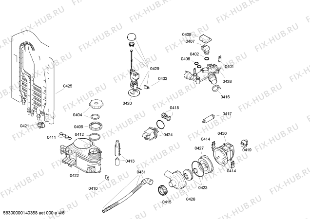 Схема №2 SHE4AM16UC с изображением Планка для посудомойки Bosch 00668600