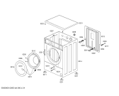 Схема №1 WFA206R43N BOSCH MAXX 1000 INOX 220V с изображением Декоративная панель для стиралки Bosch 00643468