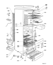 Схема №2 FC 8360 W с изображением Дверца для холодильной камеры Whirlpool 481990307976