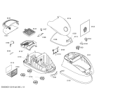 Схема №1 VS08G2215 dynapower 2200W с изображением Крышка для мини-пылесоса Siemens 00444603